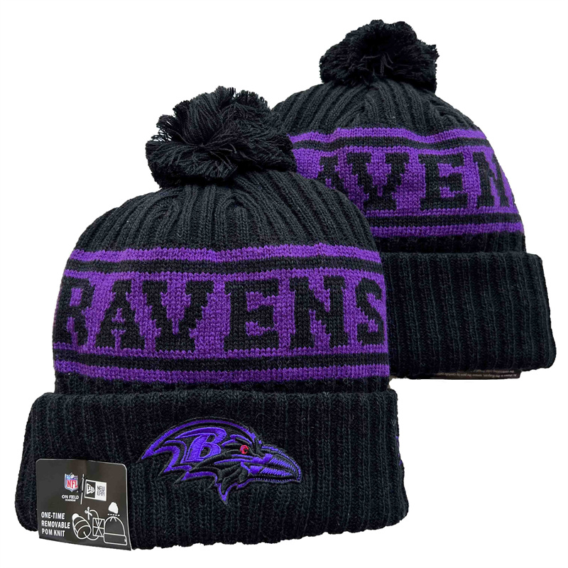 Baltimore Ravens 2024 Knit Hats 012